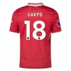 Camisola Futebol Liverpool FC Cody Gakpo #18 2024-25 Principal Equipamento Homem