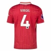 Camisola Futebol Liverpool FC Virgil van Dijk #4 2024-25 Principal Equipamento Homem