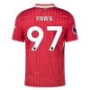 Camisola Futebol Liverpool FC Ynwa #97 2024-25 Principal Equipamento Homem