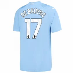 Camisola Futebol Manchester City Kevin De Bruyne #17 2023-24 Principal Equipamento Homem