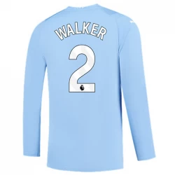 Camisola Futebol Manchester City Kyle Walker #2 2023-24 Principal Equipamento Homem Manga Comprida