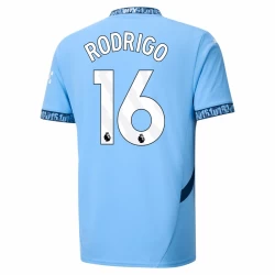 Camisola Futebol Manchester City Rodrigo #16 2024-25 Principal Equipamento Homem