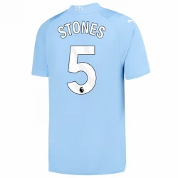 Camisola Futebol Manchester City Stones #5 2023-24 Principal Equipamento Homem