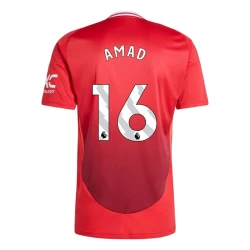 Camisola Futebol Manchester United Amad #16 2024-25 Principal Equipamento Homem