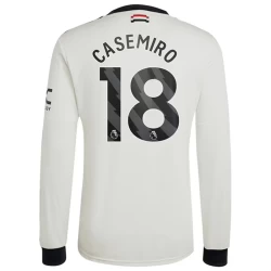 Camisola Futebol Manchester United Casemiro #18 2024-25 Terceiro Equipamento Homem Manga Comprida