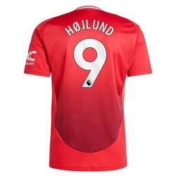 Camisola Futebol Manchester United Hojlund #9 2024-25 Principal Equipamento Homem