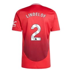 Camisola Futebol Manchester United Lindelof #2 2024-25 Principal Equipamento Homem