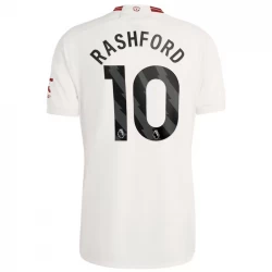 Camisola Futebol Manchester United Marcus Rashford #10 2023-24 Terceiro Equipamento Homem
