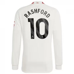 Camisola Futebol Manchester United Marcus Rashford #10 2023-24 Terceiro Equipamento Homem Manga Comprida