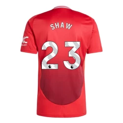 Camisola Futebol Manchester United Shaw #23 2024-25 Principal Equipamento Homem