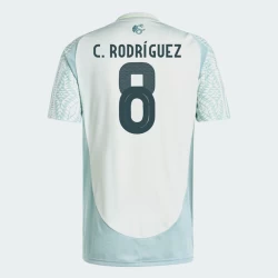 Camisola Futebol México C. Rodriguez #8 Copa America 2024 Alternativa Homem Equipamento