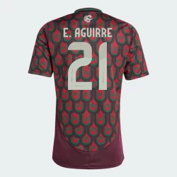 Camisola Futebol México E. Aguirre #21 Copa America 2024 Principal Homem Equipamento