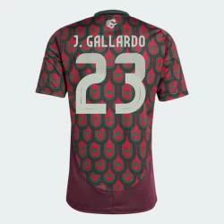 Camisola Futebol México J. Gallardo #23 Copa America 2024 Principal Homem Equipamento