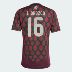 Camisola Futebol México J. Orozco #16 Copa America 2024 Principal Homem Equipamento