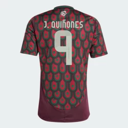 Camisola Futebol México J. Quinones #9 Copa America 2024 Principal Homem Equipamento