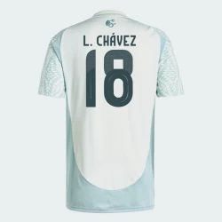 Camisola Futebol México L. Chavez #18 Copa America 2024 Alternativa Homem Equipamento