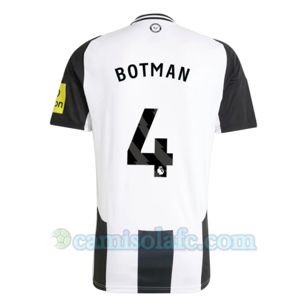 Camisola Futebol Newcastle United Botman #4 2024-25 Principal Equipamento Homem