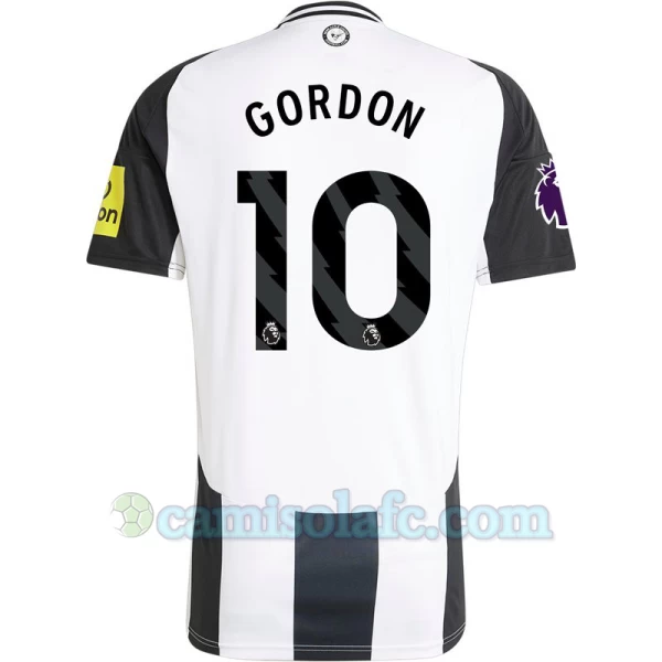 Camisola Futebol Newcastle United Gordon #10 2024-25 Principal Equipamento Homem