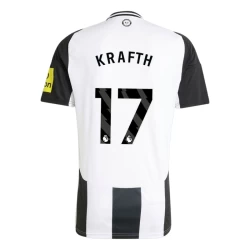 Camisola Futebol Newcastle United Krafth #17 2024-25 Principal Equipamento Homem