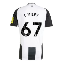 Camisola Futebol Newcastle United L. Miley #67 2024-25 Principal Equipamento Homem