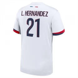 Camisola Futebol Paris Saint-Germain PSG 2024-25 L.Hernandez #21 Alternativa Equipamento Homem