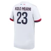 Camisola Futebol Paris Saint-Germain PSG 2024-25 Randal Kolo Muani #23 Alternativa Equipamento Homem