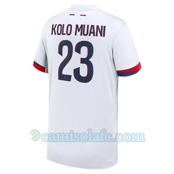 Camisola Futebol Paris Saint-Germain PSG 2024-25 Randal Kolo Muani #23 Alternativa Equipamento Homem