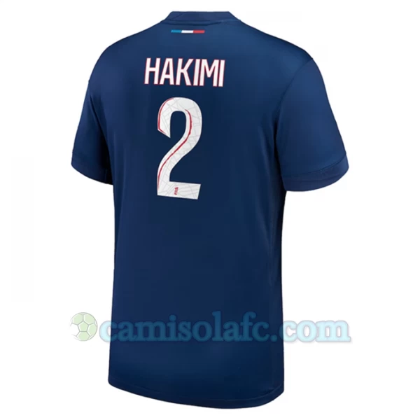 Camisola Futebol Paris Saint-Germain PSG Achraf Hakimi #2 2024-25 Principal Equipamento Homem