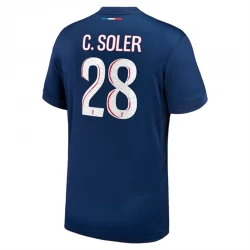 Camisola Futebol Paris Saint-Germain PSG C.Soler #28 2024-25 Principal Equipamento Homem