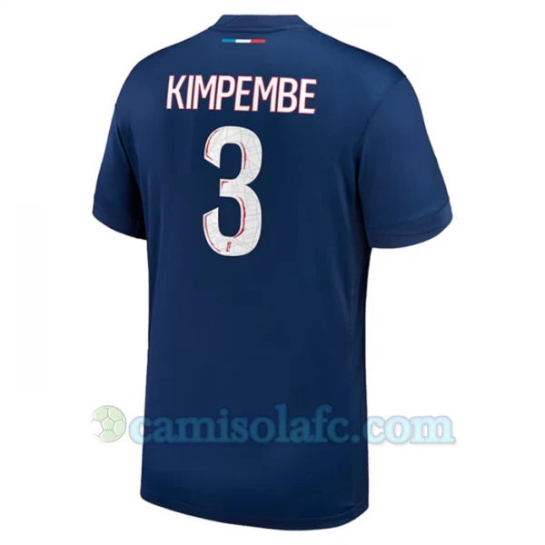 Camisola Futebol Paris Saint-Germain PSG Kimpembe #3 2024-25 Principal Equipamento Homem
