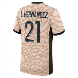 Camisola Futebol Paris Saint-Germain PSG Theo Hernández #21 2024-25 Fourth Equipamento Homem