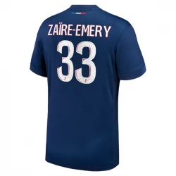 Camisola Futebol Paris Saint-Germain PSG Zaire-Emery #33 2024-25 Principal Equipamento Homem