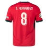Camisola Futebol Portugal Bruno Fernandes #8 UEFA Euro 2024 Principal Homem Equipamento