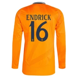 Camisola Futebol Real Madrid 2024-25 Endrick #16 Alternativa Equipamento Homem Manga Comprida