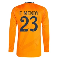 Camisola Futebol Real Madrid 2024-25 F.Mendy #23 Alternativa Equipamento Homem Manga Comprida