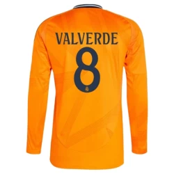 Camisola Futebol Real Madrid 2024-25 Federico Valverde #8 Alternativa Equipamento Homem Manga Comprida