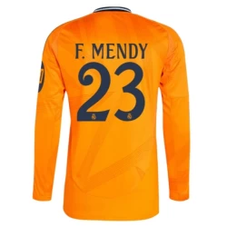 Camisola Futebol Real Madrid 2024-25 HP F.Mendy #23 Alternativa Equipamento Homem Manga Comprida