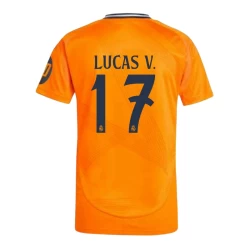 Camisola Futebol Real Madrid 2024-25 HP Lucas V. #17 Alternativa Equipamento Homem