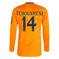 Camisola Futebol Real Madrid 2024-25 HP Tchouameni #14 Alternativa Equipamento Homem Manga Comprida