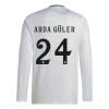 Camisola Futebol Real Madrid Arda Guler #24 2024-25 Principal Equipamento Homem Manga Comprida
