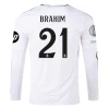 Camisola Futebol Real Madrid Brahim #21 2024-25 HP Principal Equipamento Homem Manga Comprida