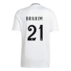 Camisola Futebol Real Madrid Brahim #21 2024-25 Principal Equipamento Homem