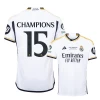 Camisola Futebol Real Madrid Champions #15 2023-24 Final London HP Principal Equipamento Homem