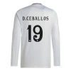 Camisola Futebol Real Madrid D. Ceballos #19 2024-25 Principal Equipamento Homem Manga Comprida