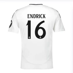 Camisola Futebol Real Madrid Endrick #16 2024-25 HP Principal Equipamento Homem