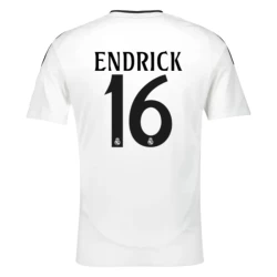 Camisola Futebol Real Madrid Endrick #16 2024-25 Principal Equipamento Homem