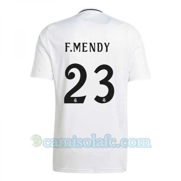 Camisola Futebol Real Madrid F. Mendy #23 2024-25 Principal Equipamento Homem