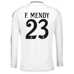 Camisola Futebol Real Madrid F. Mendy #23 2024-25 Principal Equipamento Homem Manga Comprida