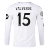 Camisola Futebol Real Madrid Federico Valverde #15 2024-25 HP Principal Equipamento Homem Manga Comprida