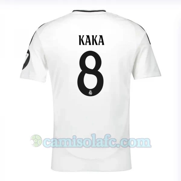 Camisola Futebol Real Madrid Kaká #8 2024-25 HP Principal Equipamento Homem